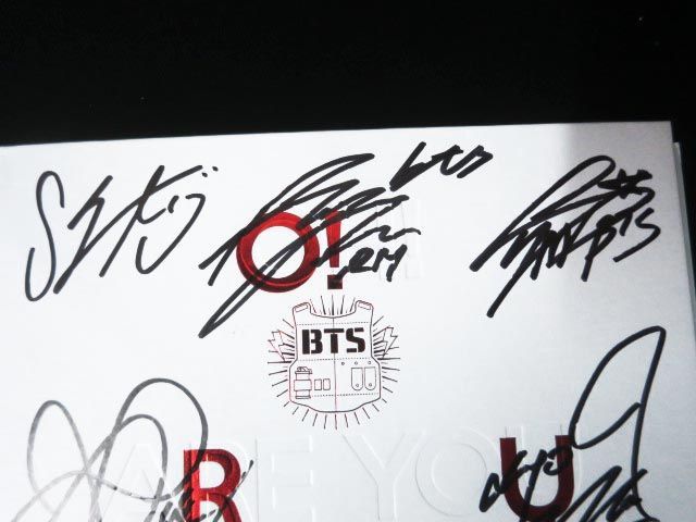 BTS O!RUL8,2? デビュー当時 メンバー直筆サインの画像4