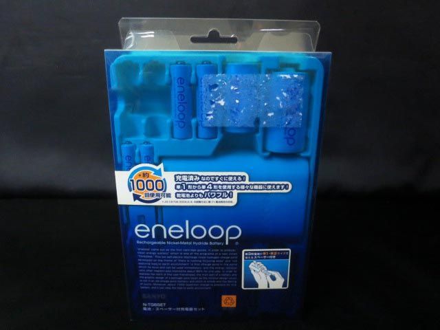 現状品 SANYO サンヨー eneloop エネループ N-TG6SET 【g】_画像1