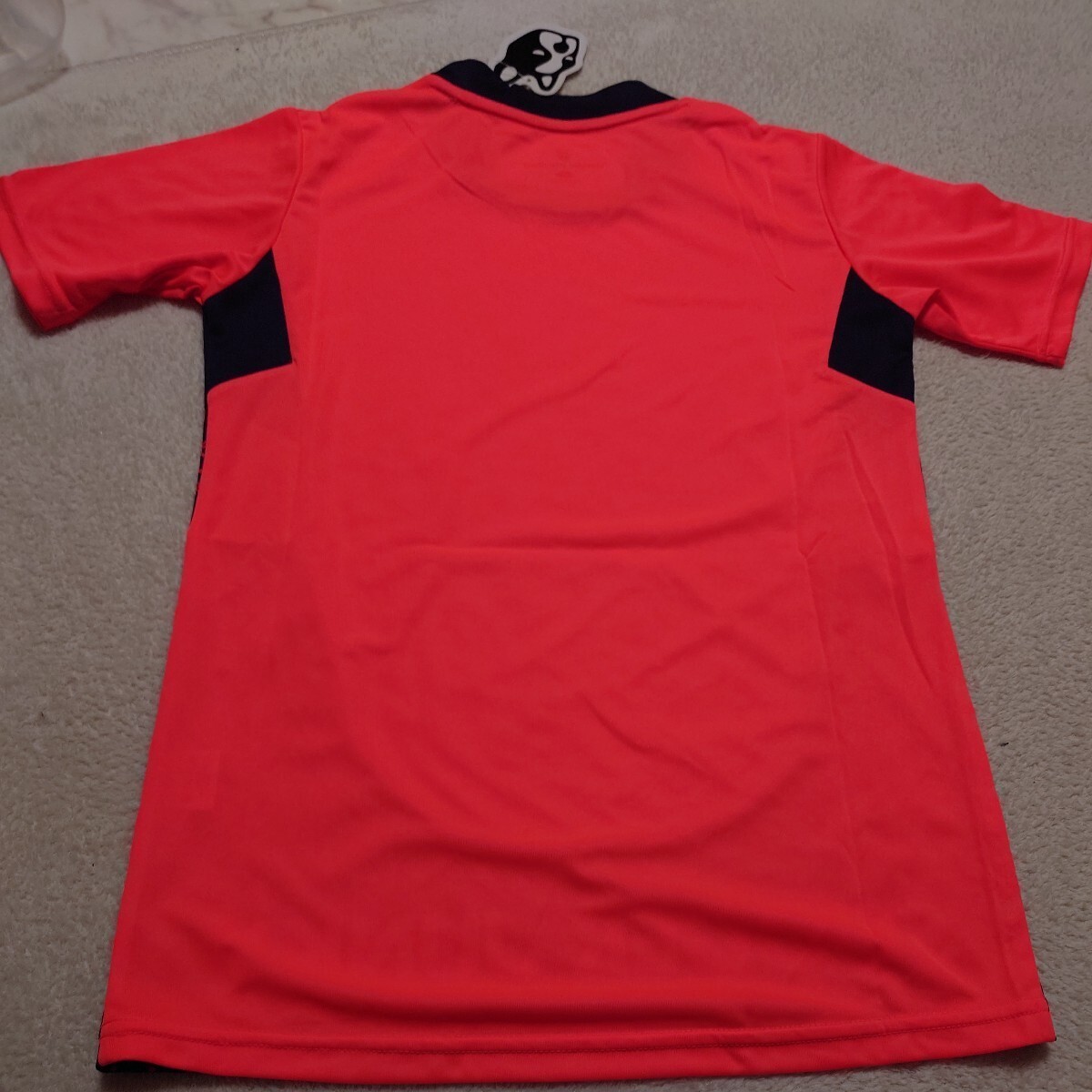 サッカージャンキー　Jr半袖プラシャツ　SJ23A02K ネオオレンジ　140cm _画像4