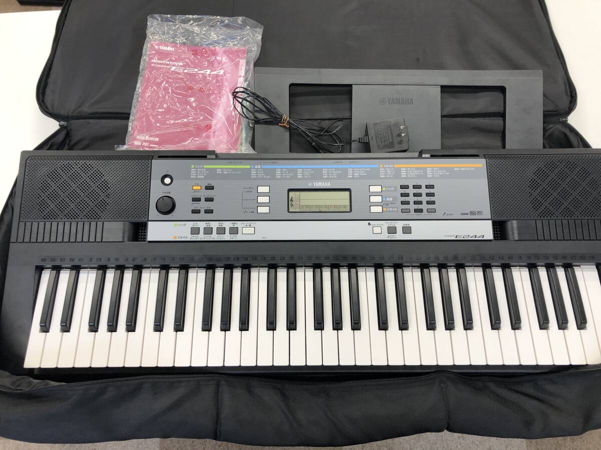 YAMAHA ヤマハ 電子キーボード 電子ピアノ PSR-E244 _画像1