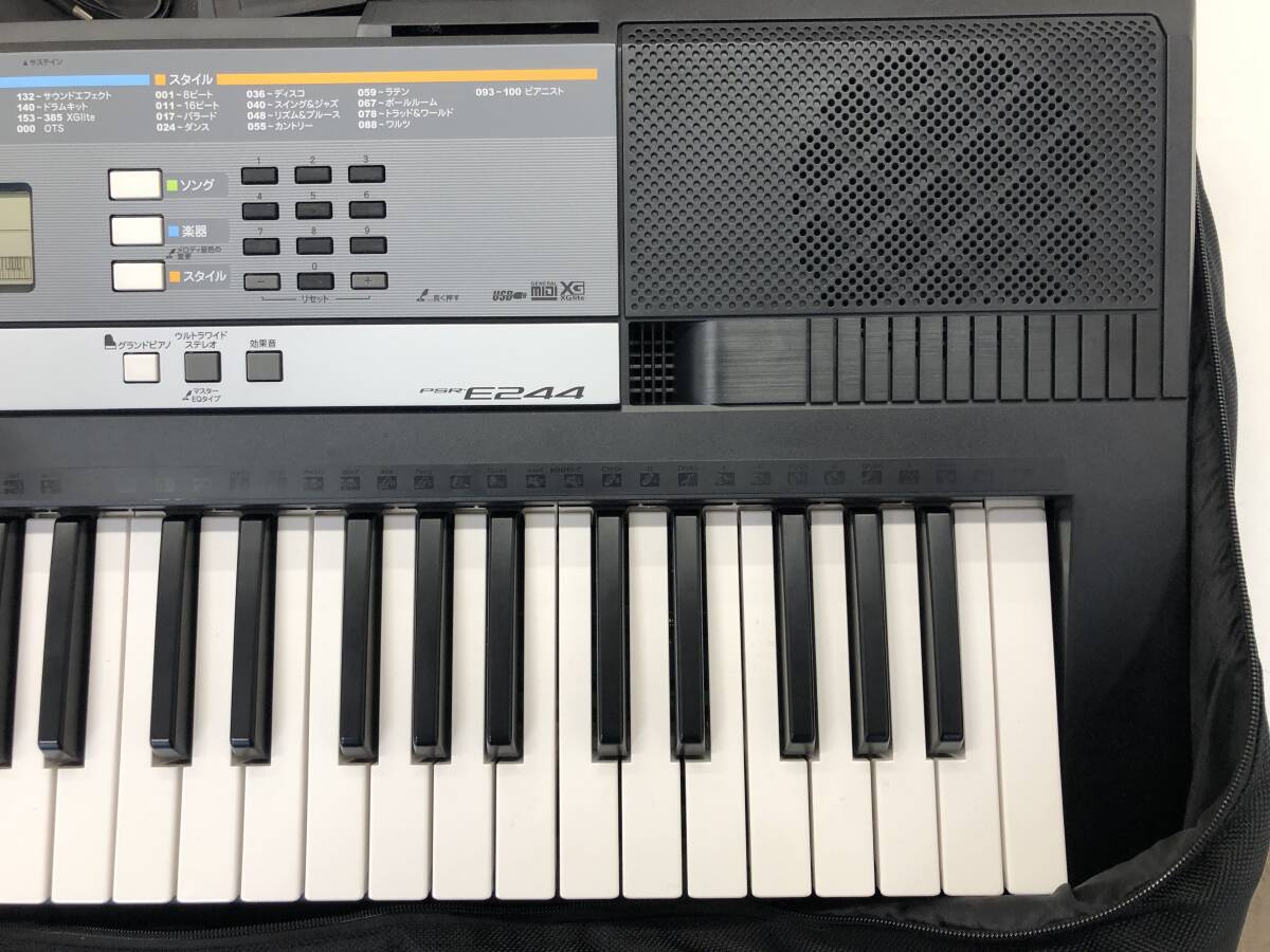 YAMAHA ヤマハ 電子キーボード 電子ピアノ PSR-E244 _画像3