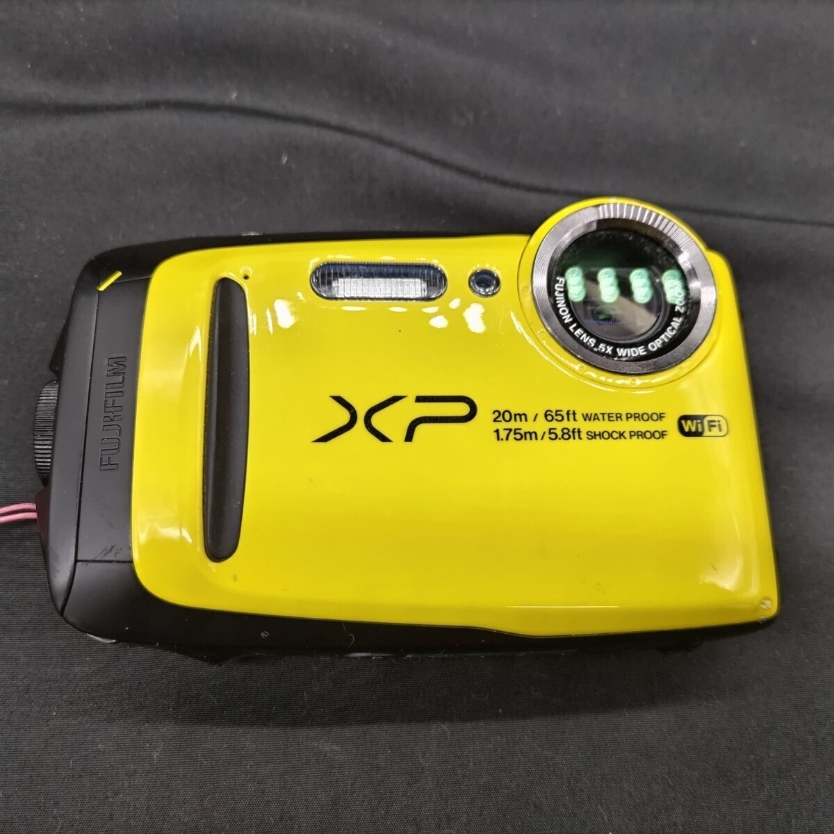 【中古品】FUJIFILM デジタルカメラ XP120 イエロー 防水 FX-XP120Y ファインピクス コンパクトデジタルカメラ