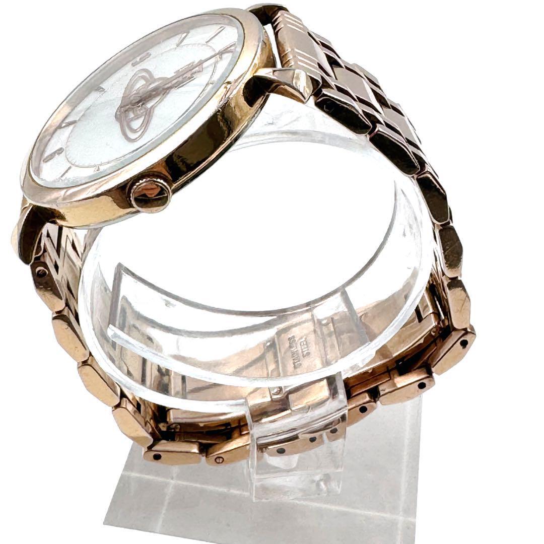 新品電池交換済みVivienne Westwood ヴィヴィアン　ウエストウッド　ピンクゴールド　オーブ 腕時計　classic　クラシック　クオーツ