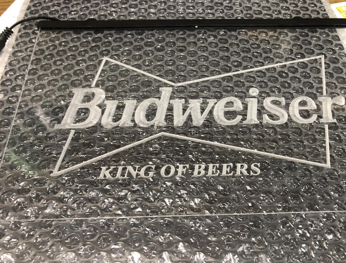 LED ネオンサイン 看板 ガレージ雑貨 LED照明 バドワイザー バナー 旗 タペストリー フラッグ アメリカン BUDWEISER ポスターの画像4