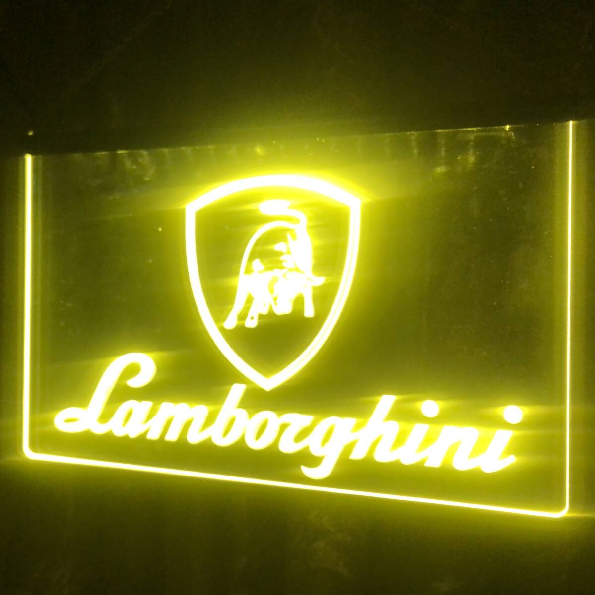 LED ネオンサイン 看板 ガレージ雑貨 LED照明 ランボルギーニ バナー 旗 タペストリー フラッグ アメリカン LAMBORGHINI ポスター_画像7