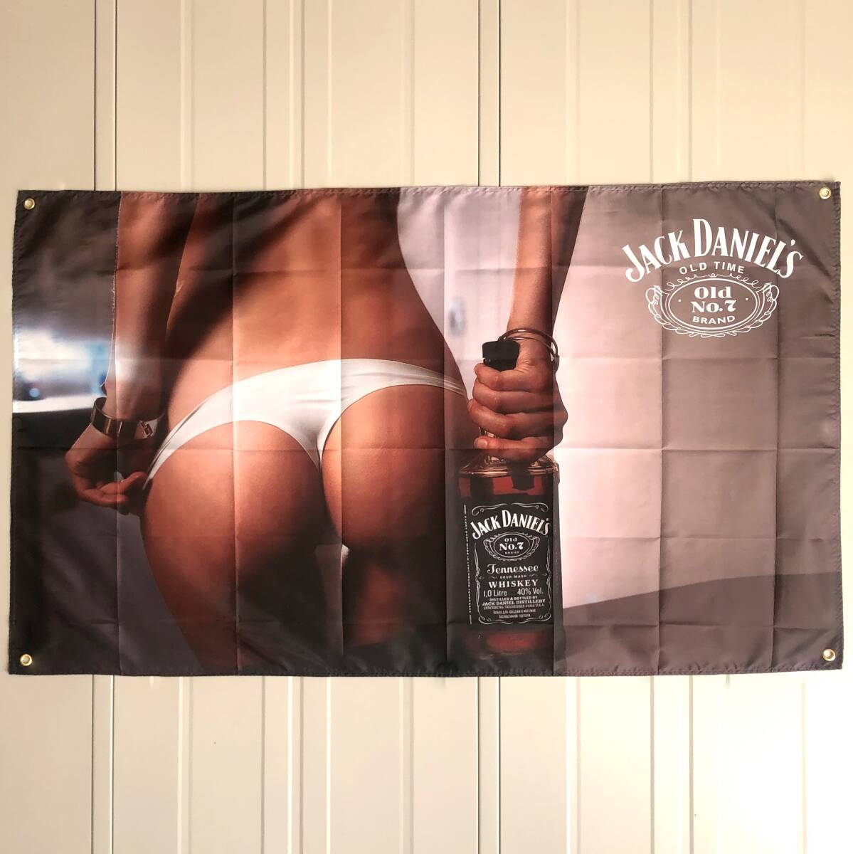 ★店内装飾仕様★ JG01 JACK DANIEL’S ジャックダニエル旗 フラッグ アメリカ雑貨 パブグッズ バー アンティーク ハーレーダビットソンの画像9