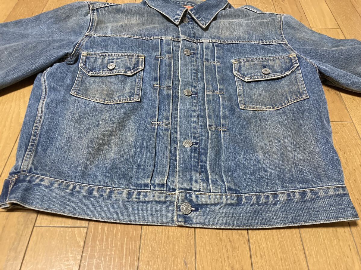 ダブルアールエル) RRL デニム ジャケット 中ブランケット