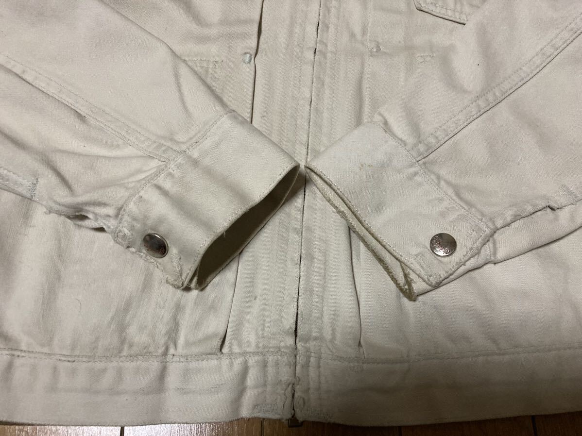 60s 縦ベル Wrangler 33MJZ コットンサテンジャケット 40 ブルー 60s 縦ベル Wrangler 33MJZ コットンサテンジャケット 40 ブルー