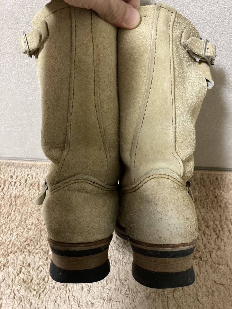 PT91 RED WING 8268 スエード エンジニアブーツ 7D レッド PT91 RED WING 8268 スエード エンジニアブーツ 7D レッド