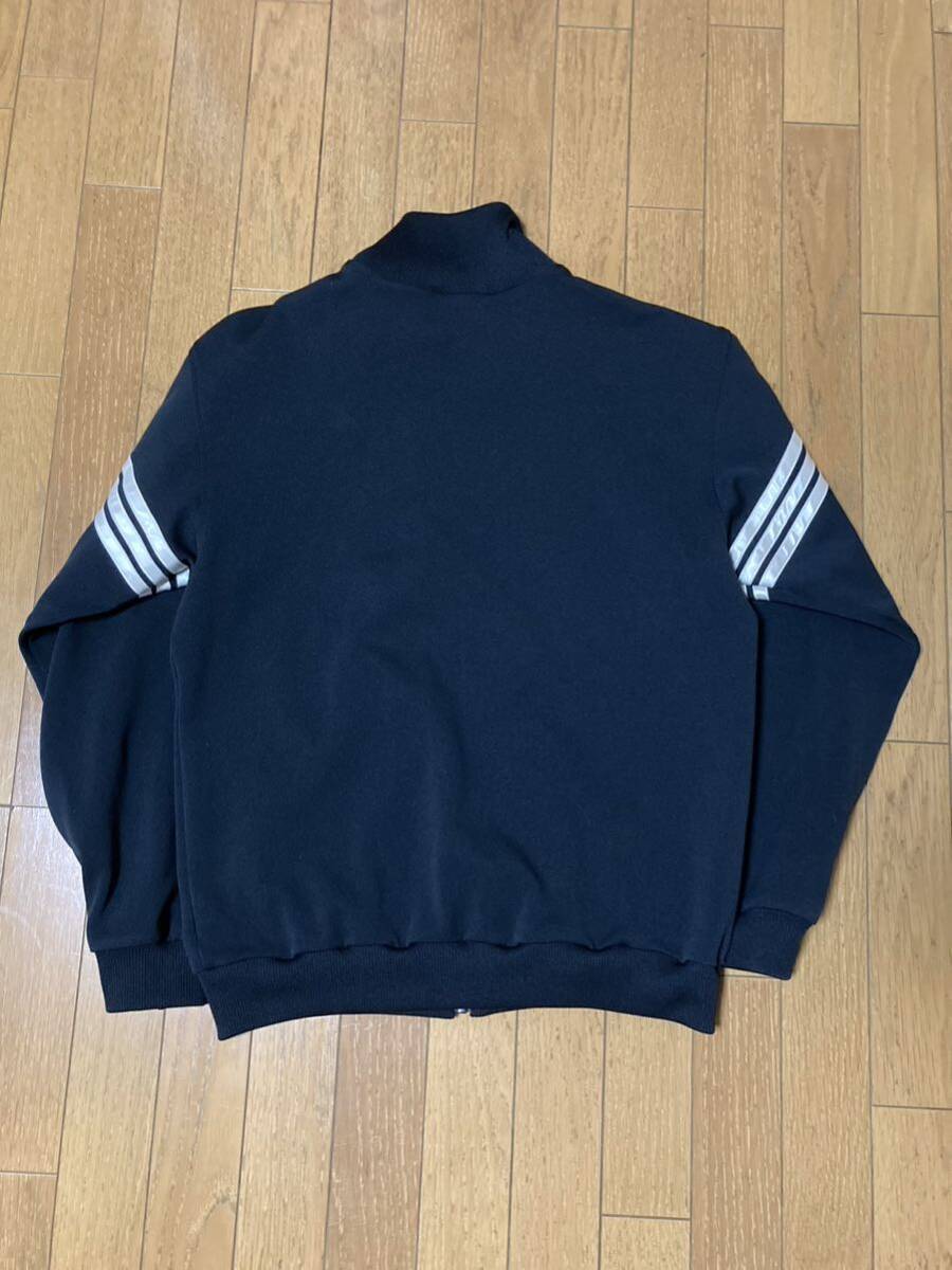 adidas デサント レインボー トラックジャケット L XL ブラック 黒 アディダス 80s 90s ビンテージ ジャージ 美品