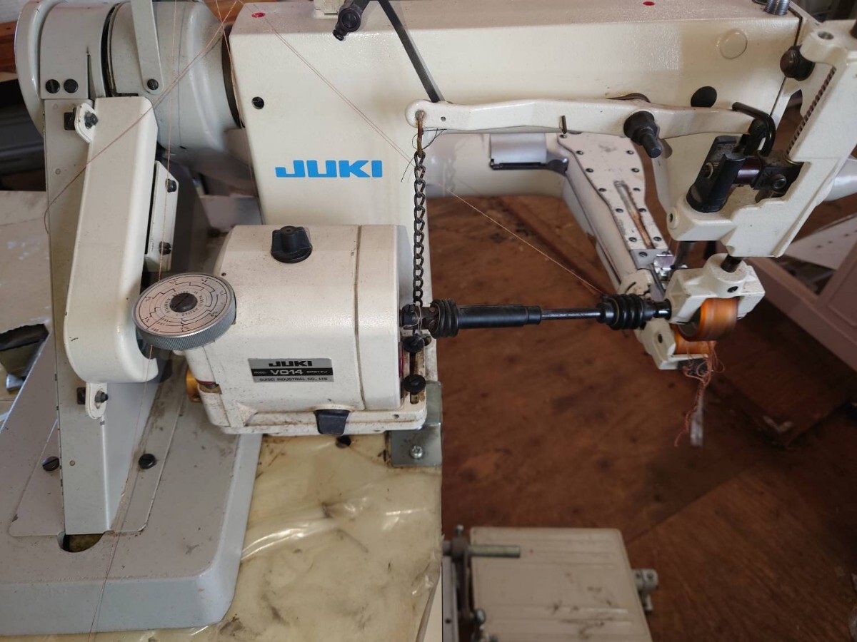 JUKI MS-191 プーラー付き 巻き縫いミシン 通電確認済み 工業用ミシン ジューキ_画像6