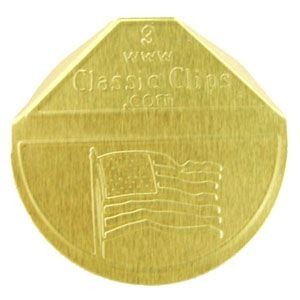 メール便なら送料込　クラシッククリップ　Classic Clips　American Flag(Gold)　2387_画像1