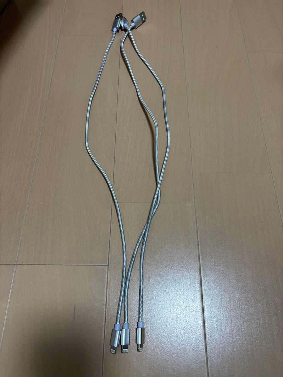 iphone Lightningケーブル 50cm 3本 動作確認済み