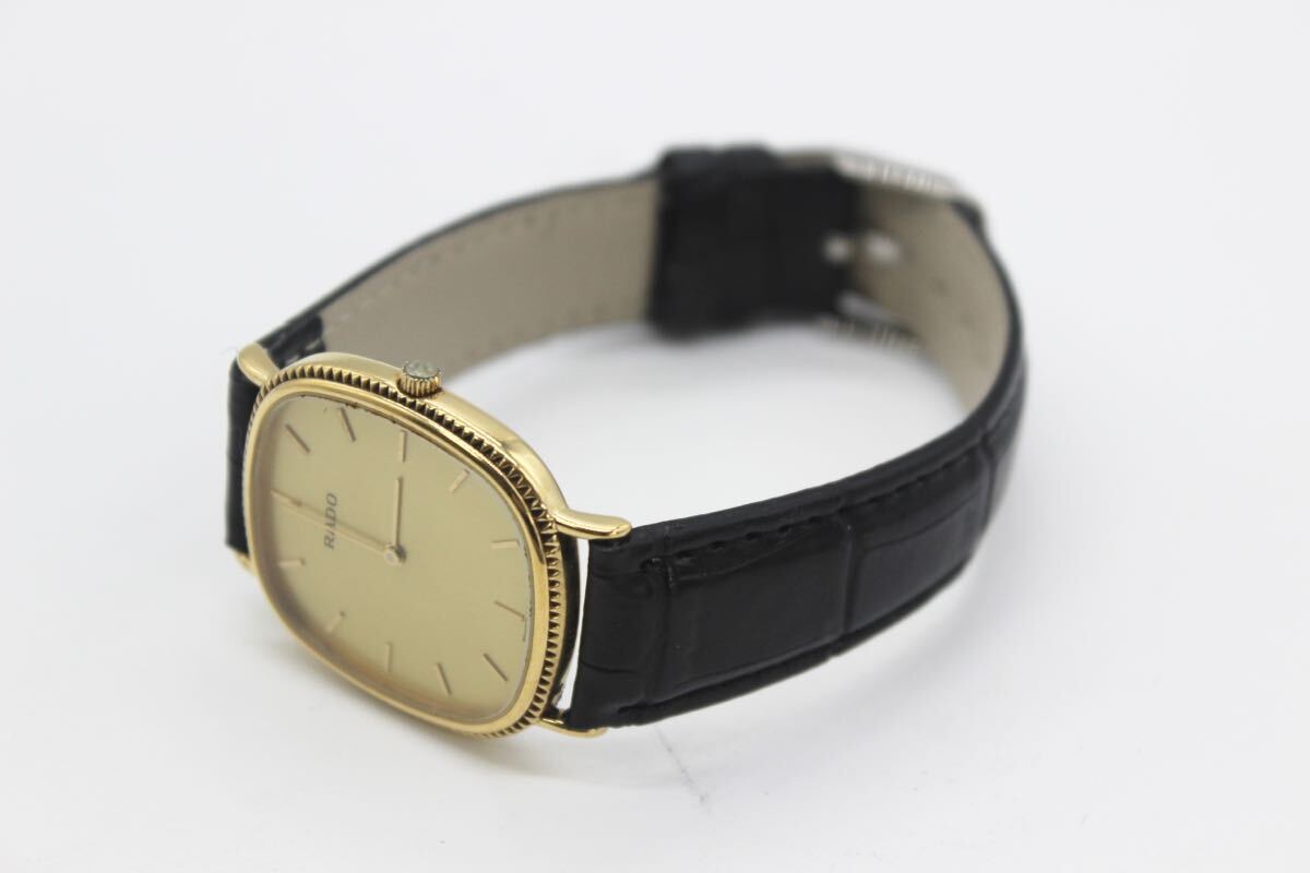 RADO ラドー　メンズ　腕時計　クォーツ　動作未確認　スイス製　美品　アンティーク ヴィンテージ _画像6