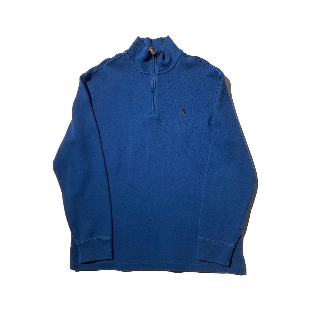 希少 90s ビンテージ Polo Ralph Lauren ハーフジップ スウェット プルオーバー ポロラルフローレン 1990年代 L_画像2