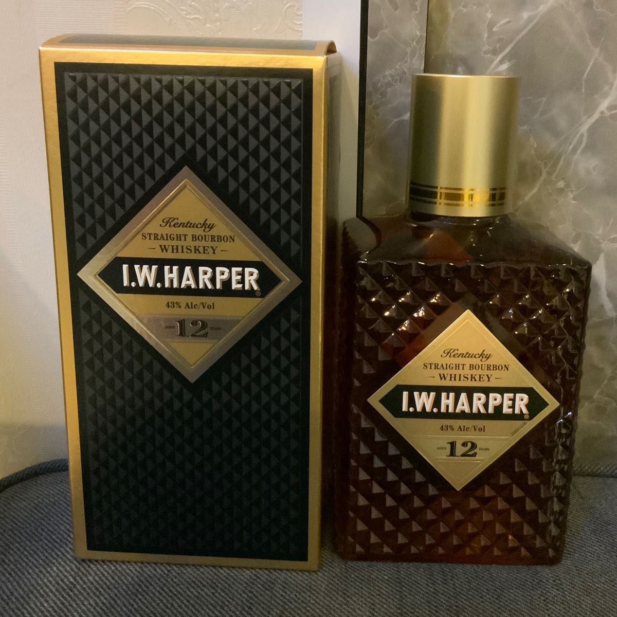 終売品 I.W.HARPER IWハーパー 12年 750ml 専用箱付　ディアジオ正規品 新品未開封品 在庫多数　ウイスキー各種