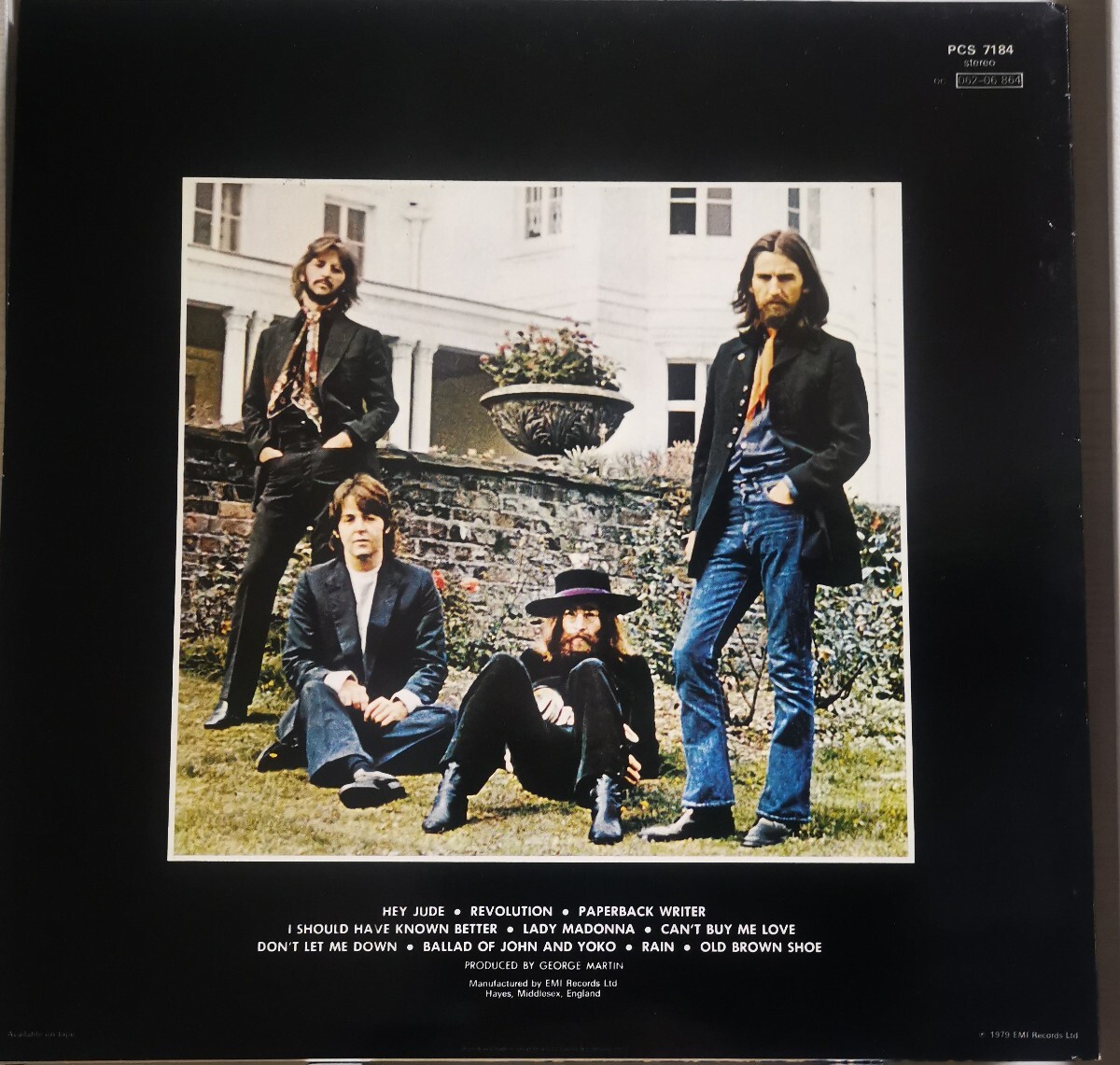 ■The Beatles HEY JUDE ビートルズ ヘイ・ジュード Parlophone PCS 7184 アナログ LP 英国盤 コンピレーションアルバム 匿名配送の画像2