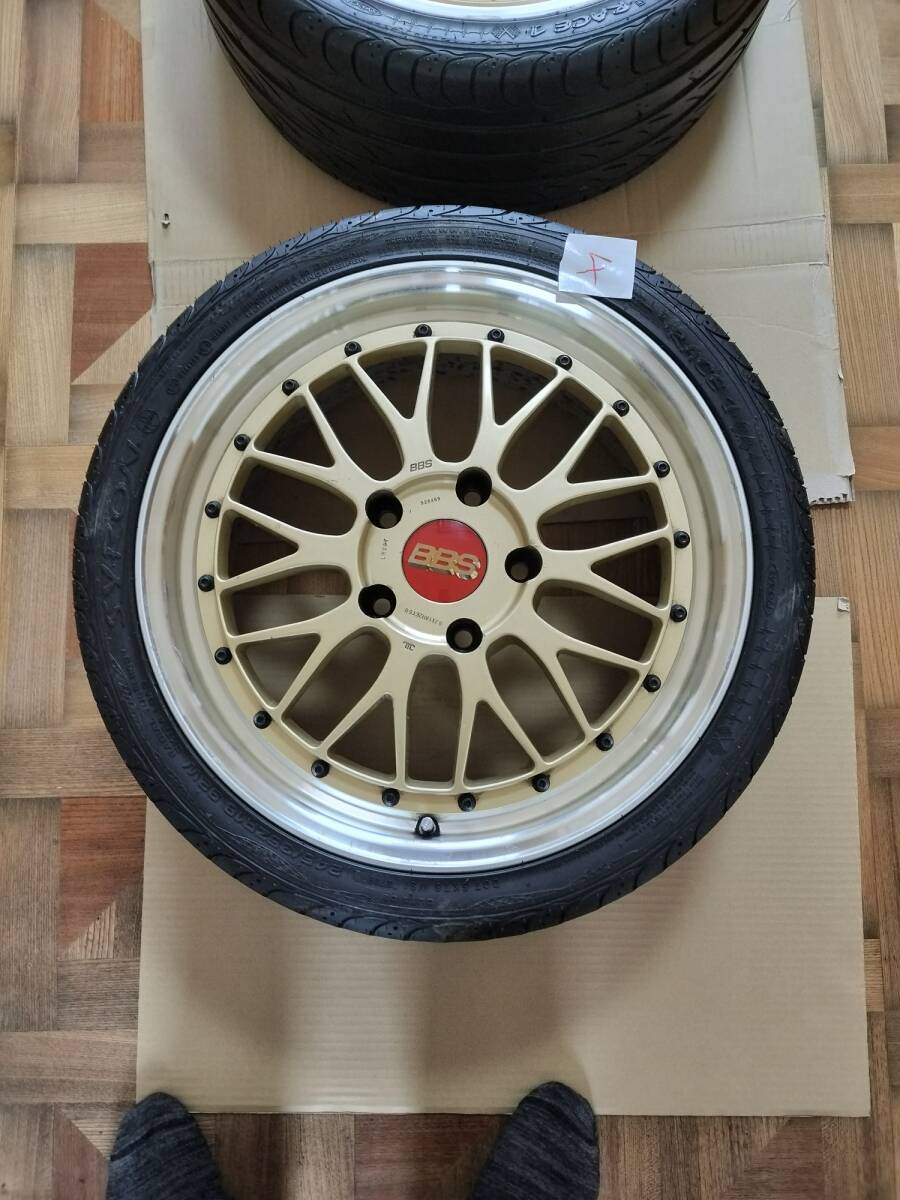 BBS LM 希少 絶版品 ポルシェ用 専用サイズ 964 991 997 996 987 カレラ ボクスター ケイマン GT2 GT3 人気のゴールドの画像2