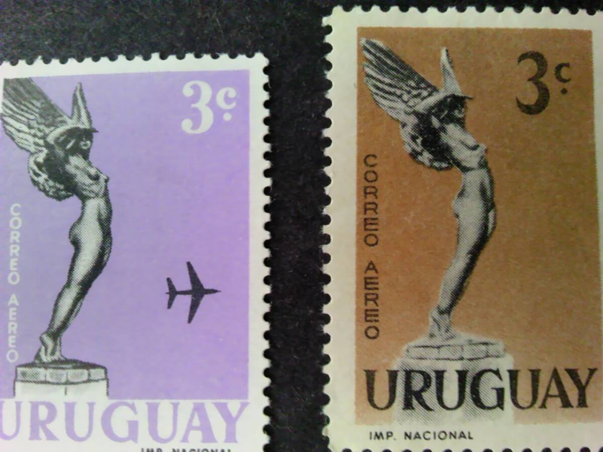 ウルグアイ 航空切手 1959~61 sc#C182,211_画像2