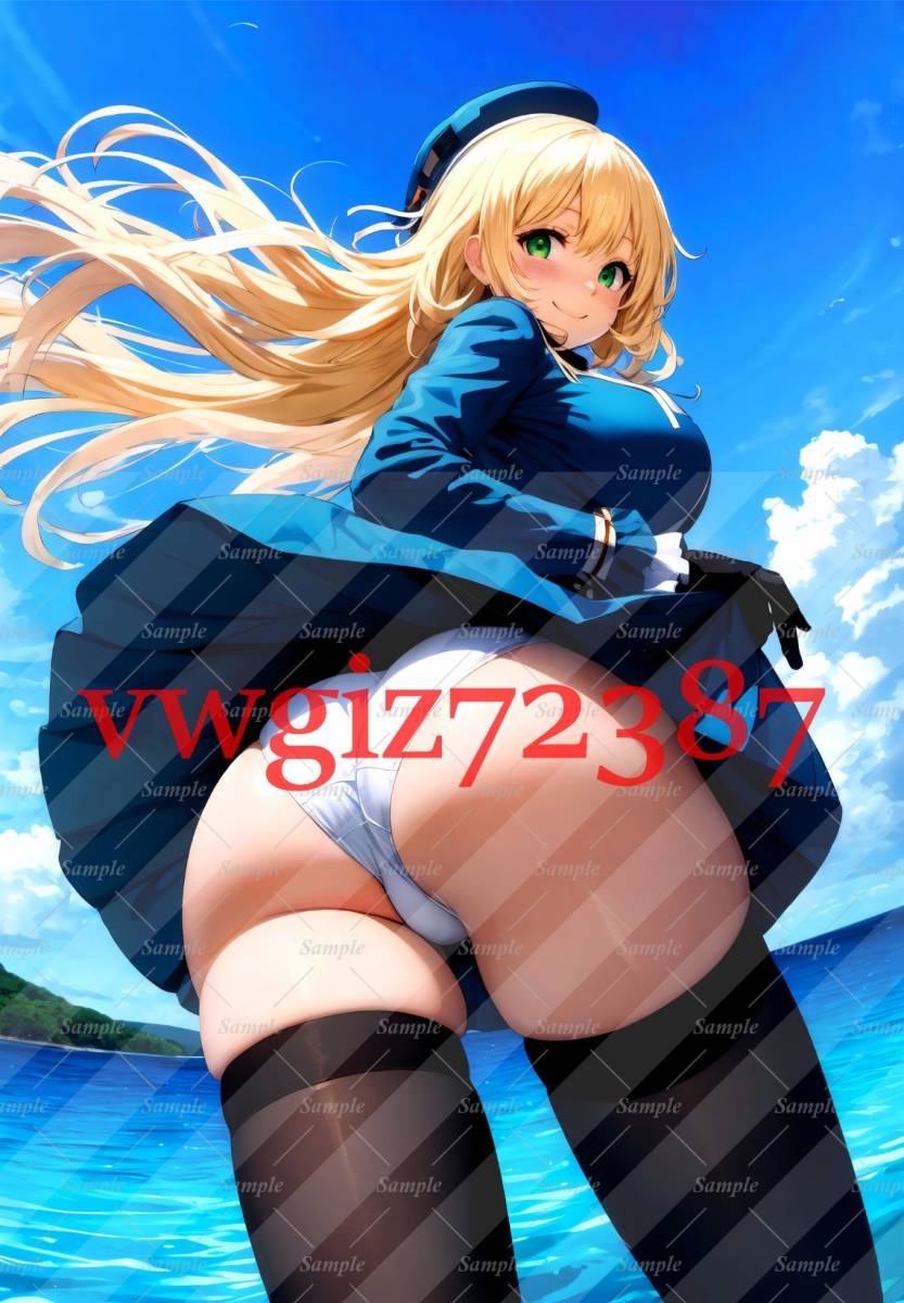 AN-2393 2G 愛宕 艦これ 艦隊これくしょん 同人 A4サイズ アニメ ポスター 高品質 美少女 anime 巨乳 イラストアートポスターの画像1
