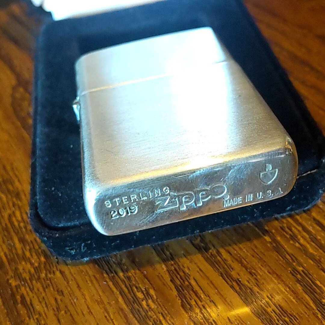 #27 ジッポ アーマー スターリングシルバー sterling silver zippo プチチューニング_画像4