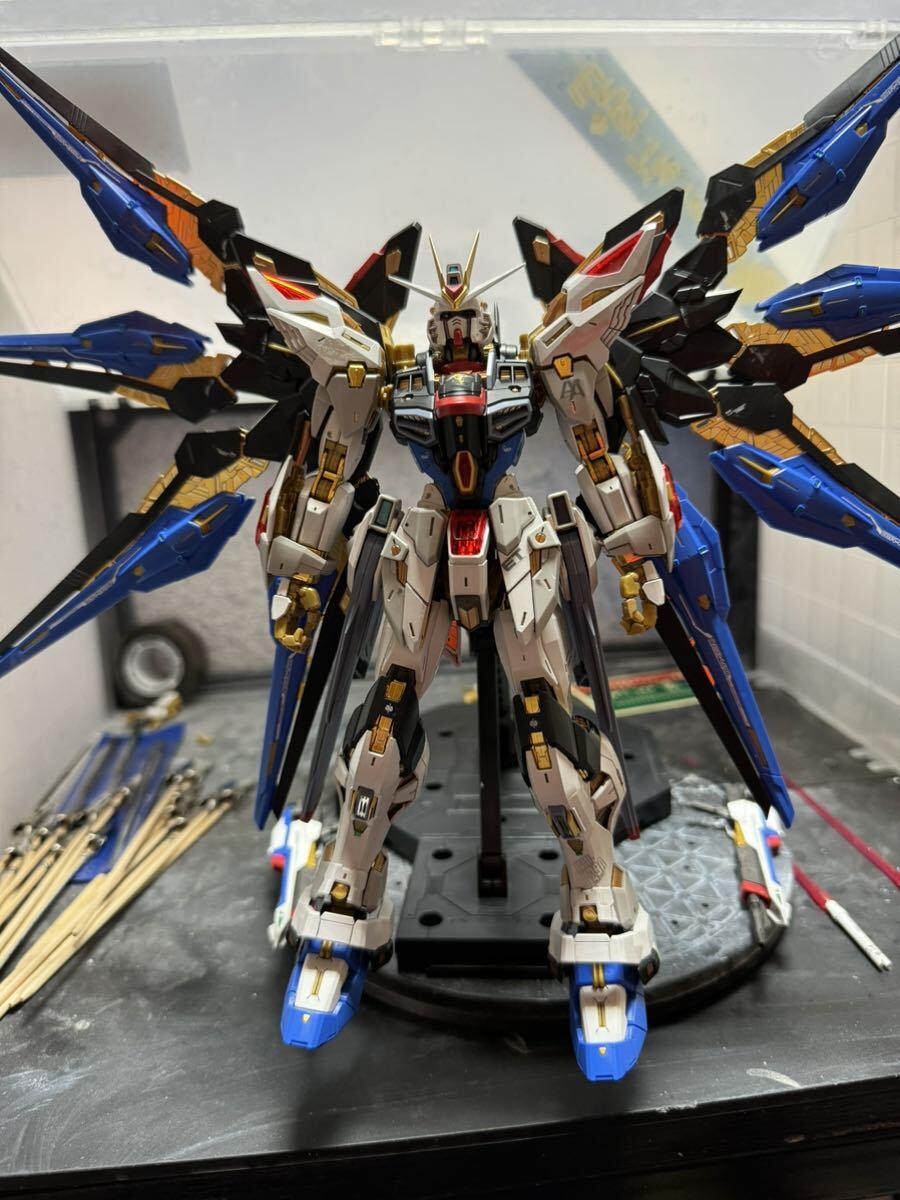 MGEX 1/100 ストライクフリーダムガンダム プラモデル [BANDAI SPIRITS]完成品_画像1