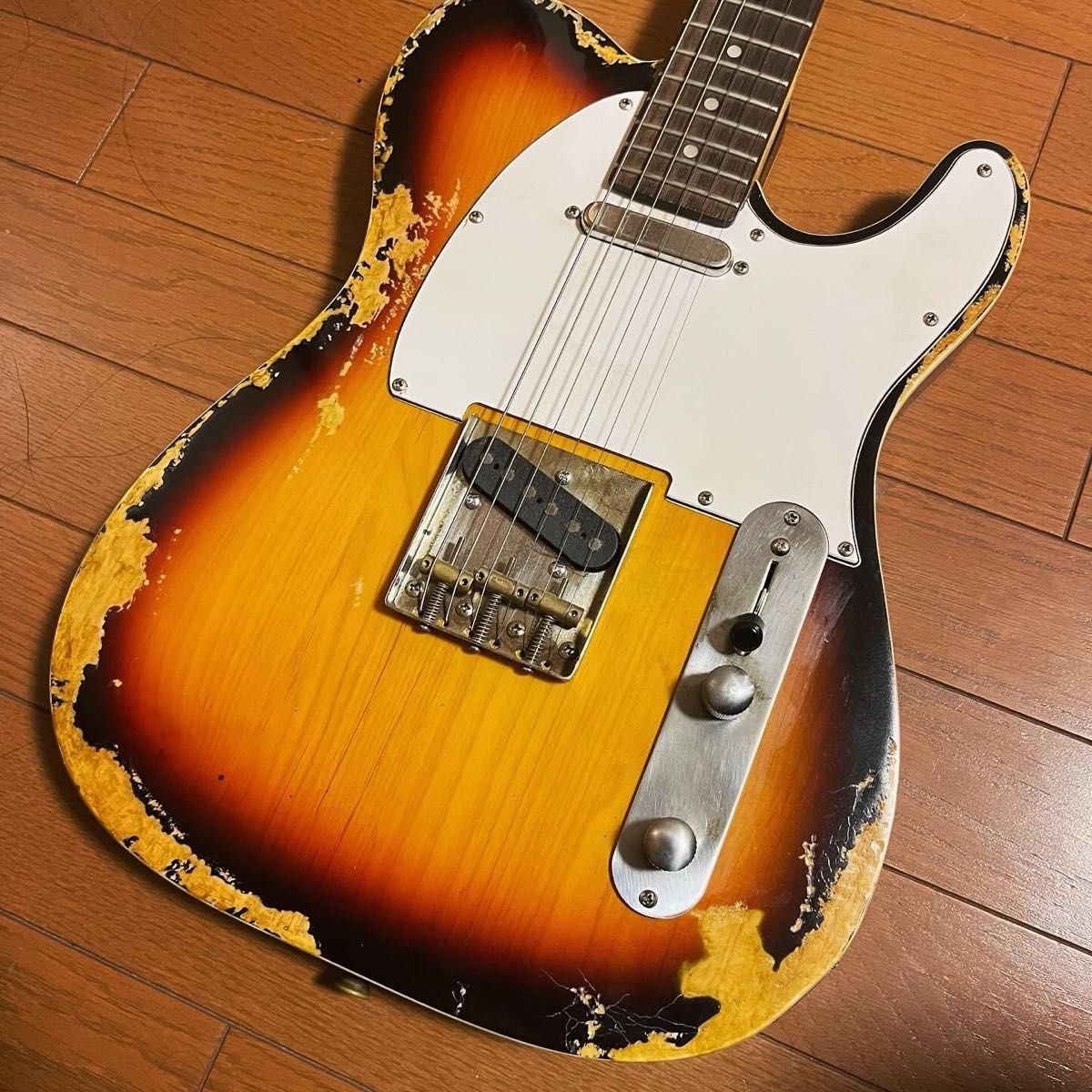 テレキャスター タイプ　ハードレリック&モディファイ バィンデング国産PU搭載telecaster