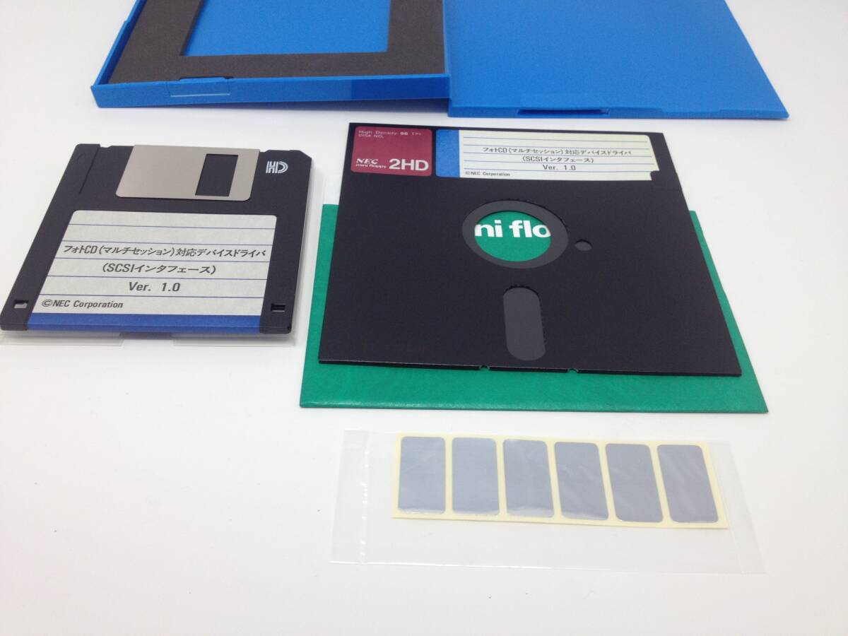 NEC フォトCD ( マルチセッション ) 対応デバイスドライバ SCSIインターフェース Ver. 1.0 (スカジー）3.5インチ 5インチ フロッピー 2枚組_画像5