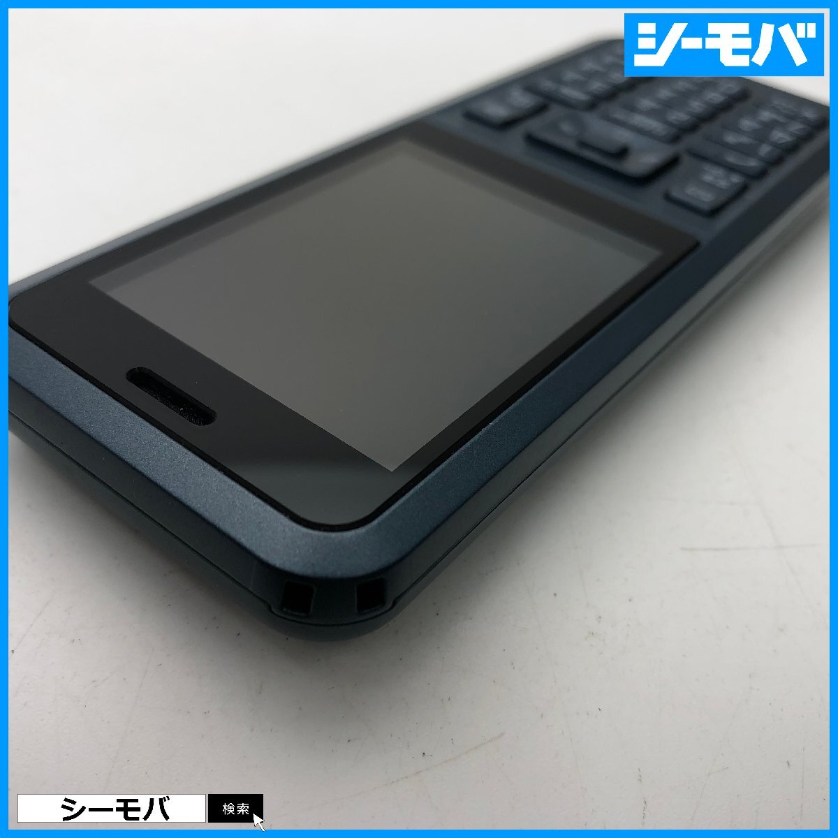 ガラケー 極美品 Y!mobile Simply 603SI ダークブルー 4GLTEガラケー ワイモバイル RUUN14017