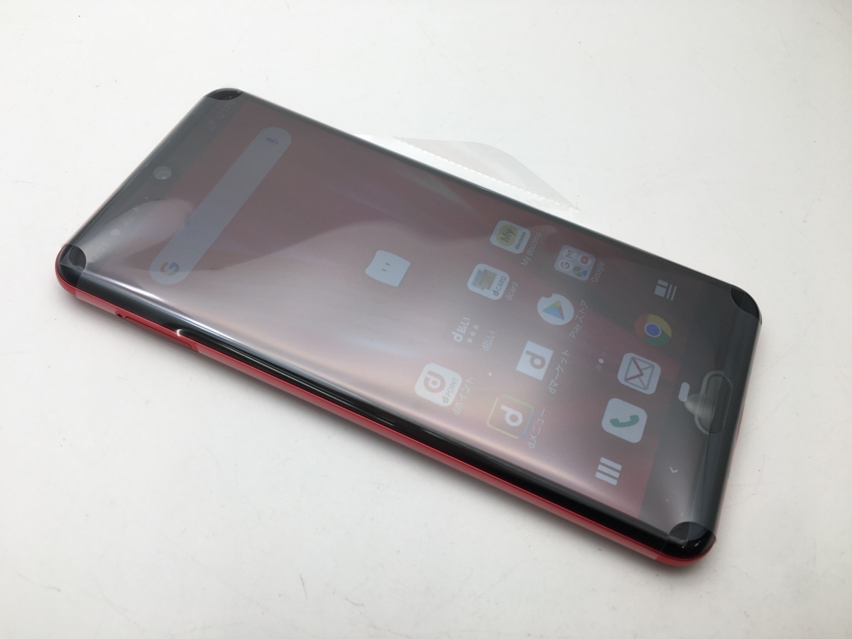 SIMフリー SIMロック解除済み docomo AQUOS R3 SH-04L ラグジュアリーレッド◆新品未使用◆ドコモ android スマホ アンドロイド SHARP_画像2