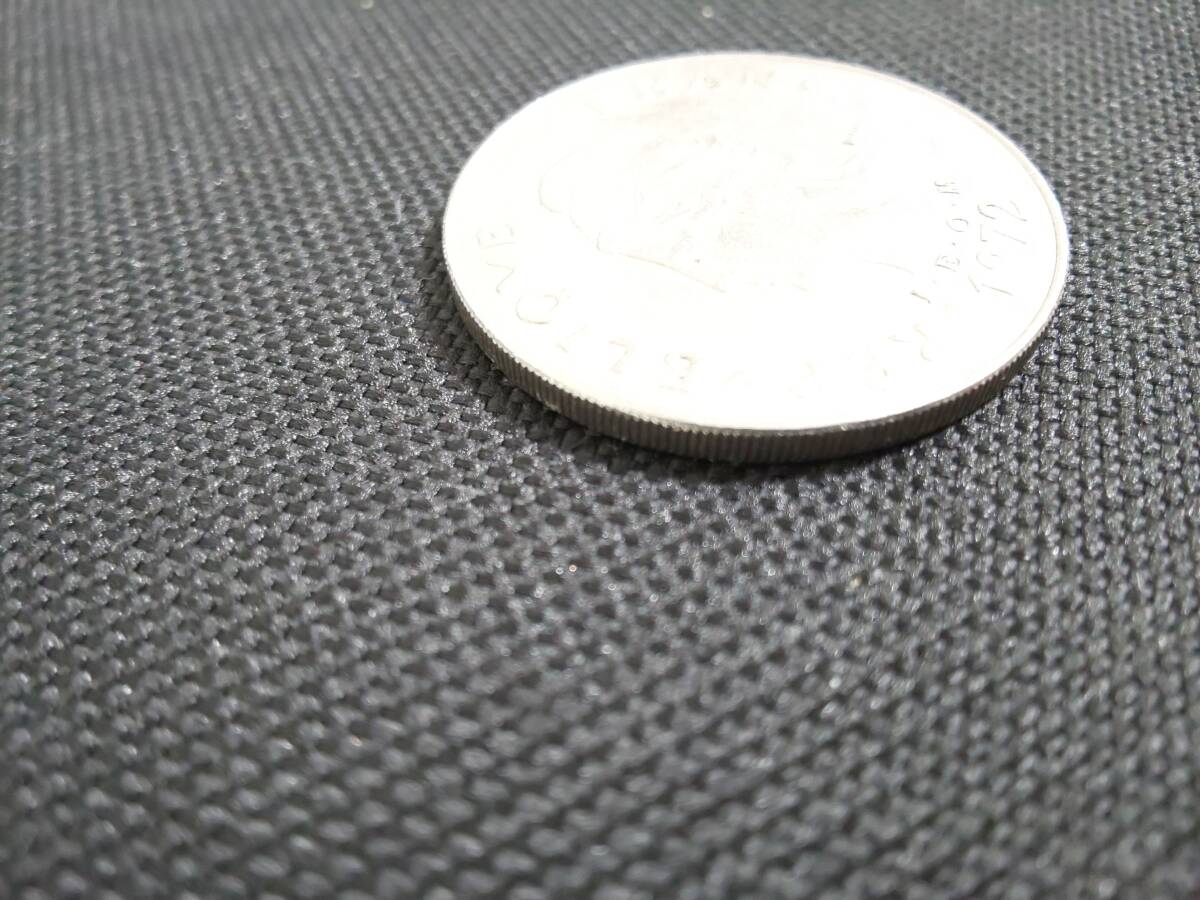 【希少】フランス領ニューカレドニア 50フラン硬貨 1972年 2310B-012 ニッケル貨 外国古銭 コイン アンティークの画像3