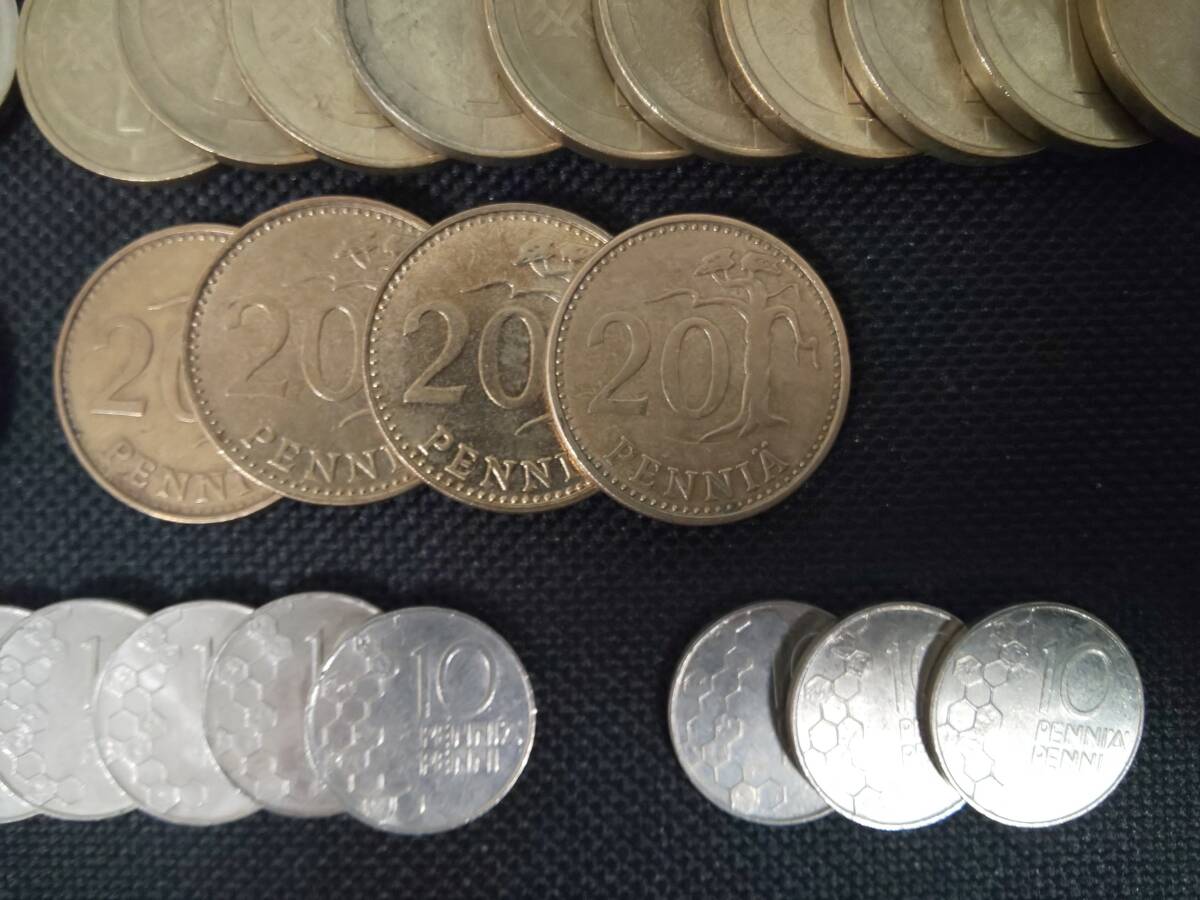 フィンランドマルッカ硬貨おまとめ 合計約26マルッカ 2310B-016 外国硬貨 小銭 コイン_画像5