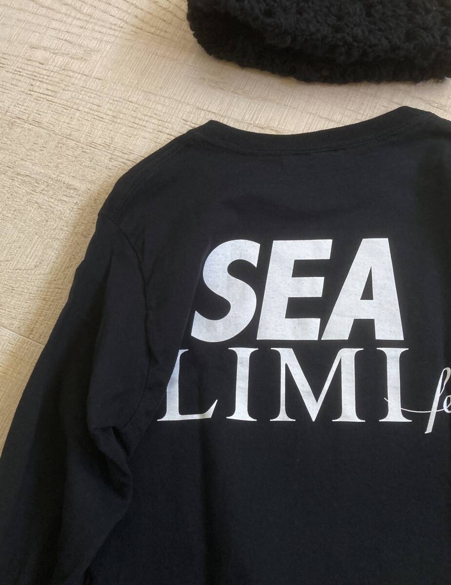 LIMI feu × SEA コラボ長袖Tシャツ ロンT ブラック リミフゥ ヨウジヤマモト_画像5