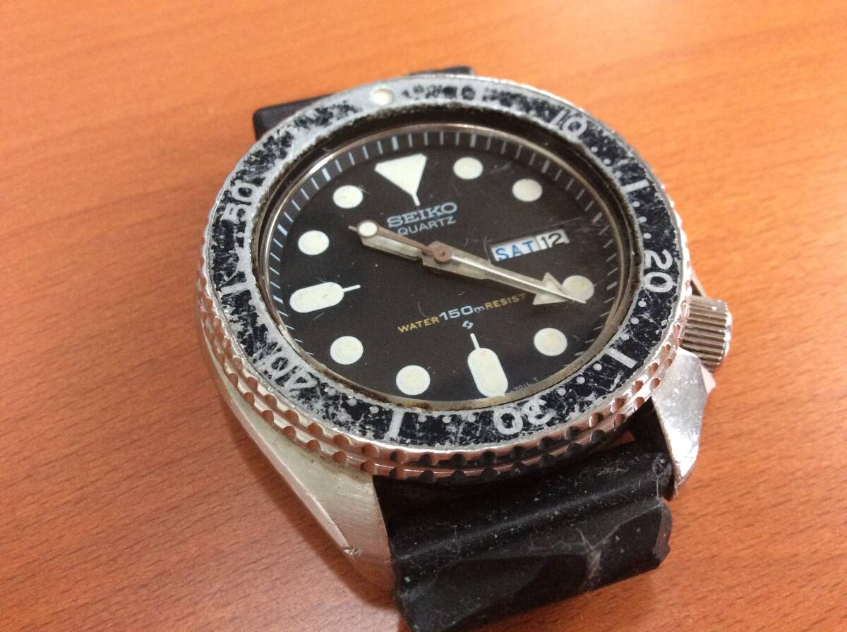 seiko セイコー　ダイバー　１５０ｍ　メンズクォーツ・ジャンク品　７５４８ー７０００_画像1