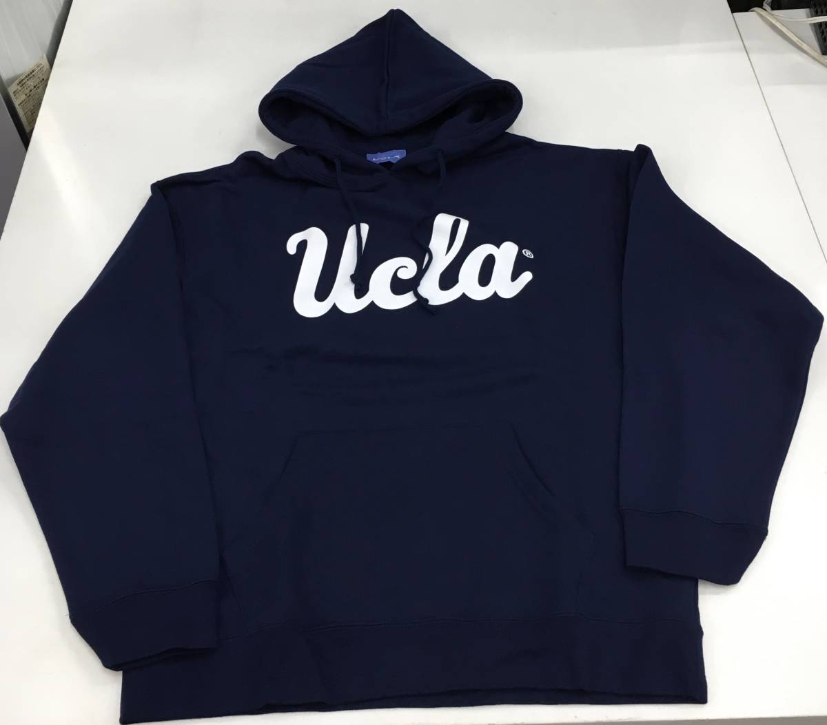  new goods unused goods URBAN RESEARCH Urban Research UCLA You si- L e- college Logo Parker reverse side nappy M size navy blue × white character ②