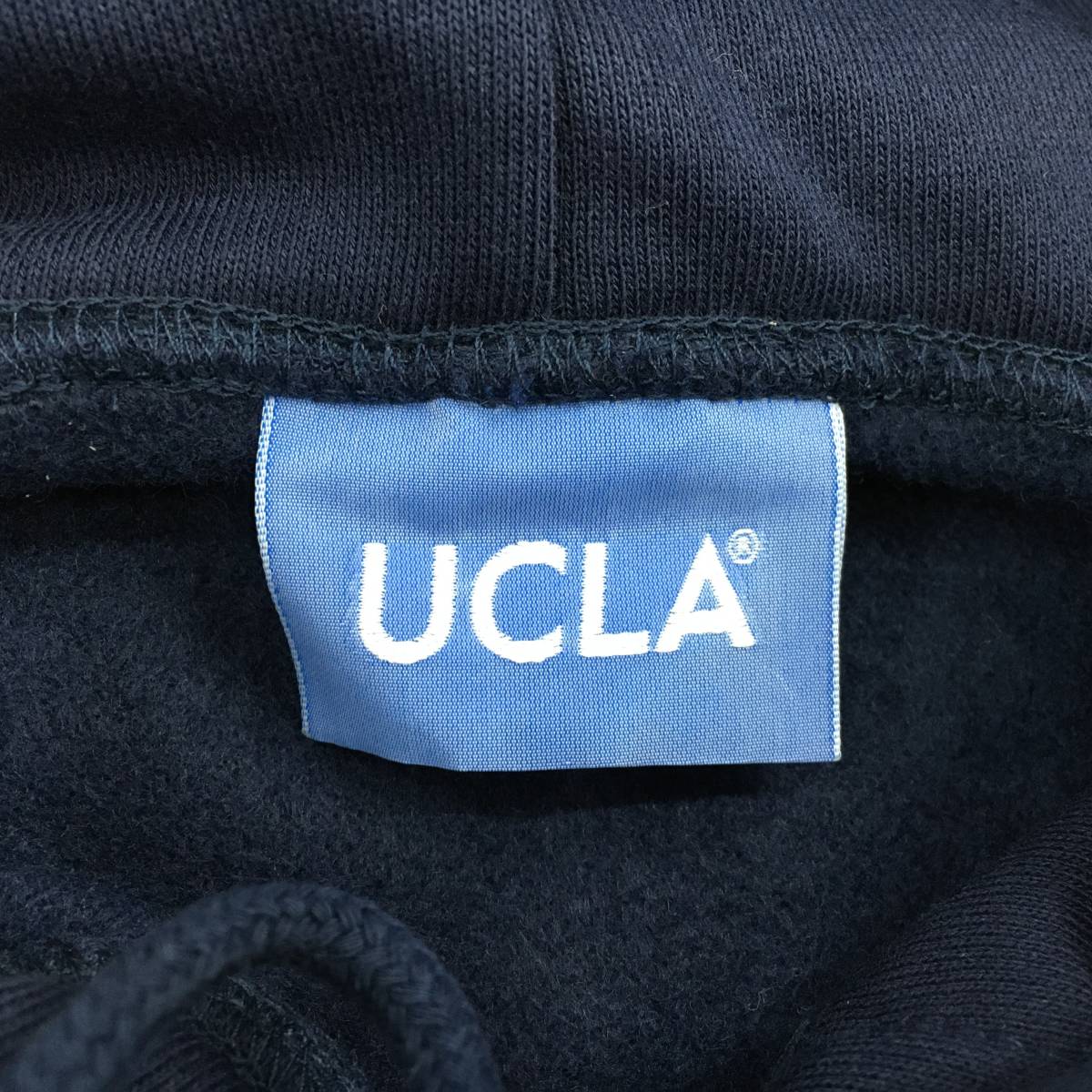  new goods unused goods URBAN RESEARCH Urban Research UCLA You si- L e- college Logo Parker reverse side nappy M size navy blue × white character ②