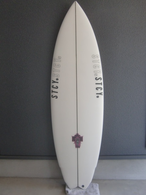 【未使用・都内手渡し】★STCY.CO Surfboard ROACHⅡ 6'1 SWALLOWS TAIL/ステーシー サーフボード ローチ2 スワローテイル/185.42センチ★