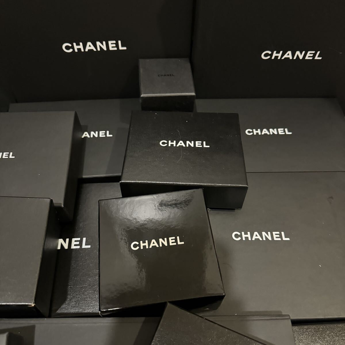 CHANEL シャネル 空箱 空き箱 小物 アクセサリー 保存箱 付属品　22点　まとめ売り_画像3