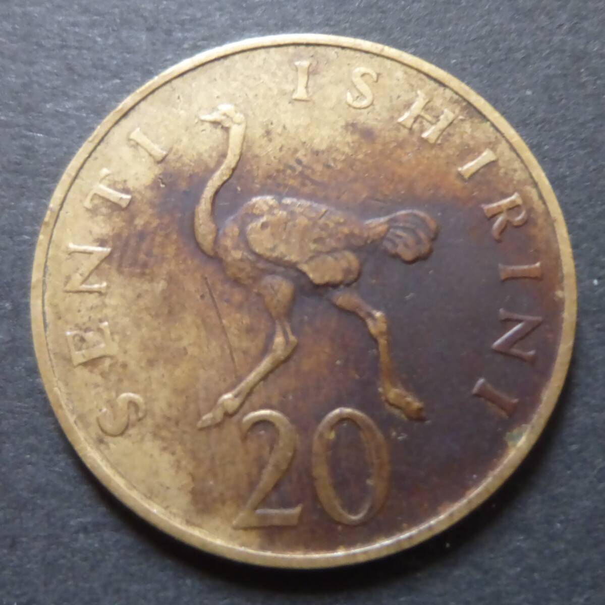 ...　(Tanzania)　...　 старый   деньги (монета) 　５，１... , ２０ сантиметр 　 монета  　 доставка бесплатно 