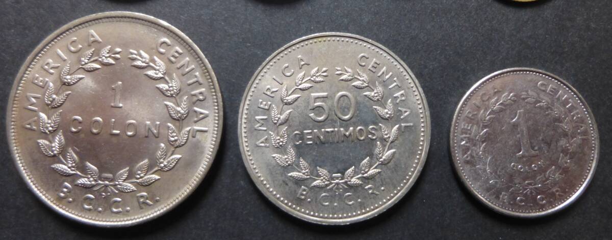 コスタリカ　（Costa Rica)　 旧貨幣　１９７６～１９８４年　１コロン～５センターボ　コイン　７枚　送料無料　_画像6