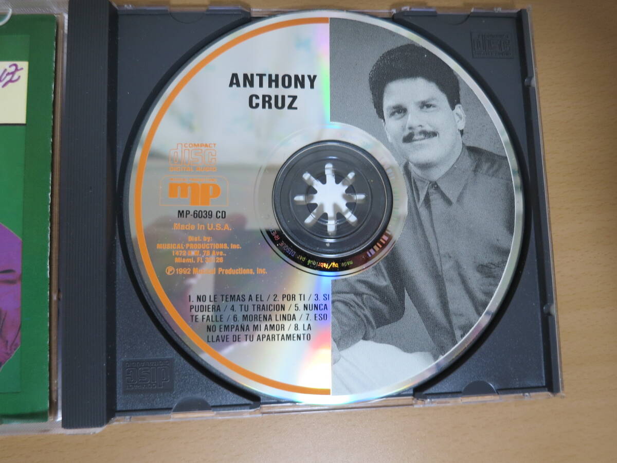SALSA輸入盤CD ANTHONY CRUZ '' ALGO NUEVO '' (MUSICAL PRODUCTIONS MP-6039 CD)_画像2