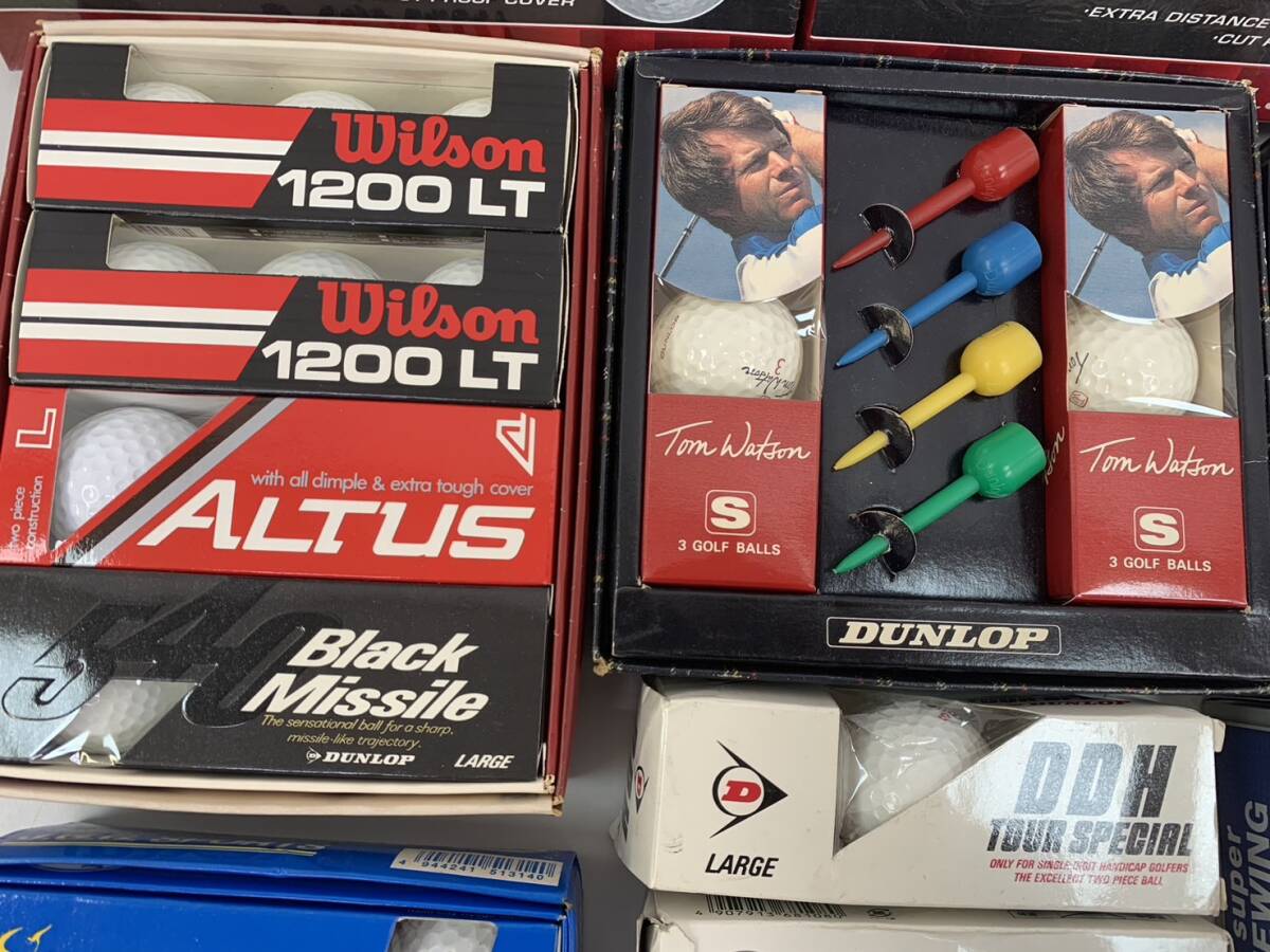 240326E ゴルフボール 箱あり 大量 おまとめ セット まとめ売り スポーツ用品 DDH DUNLOP ALTUS SPALDING NEWING ソフトツーピースボール の画像4