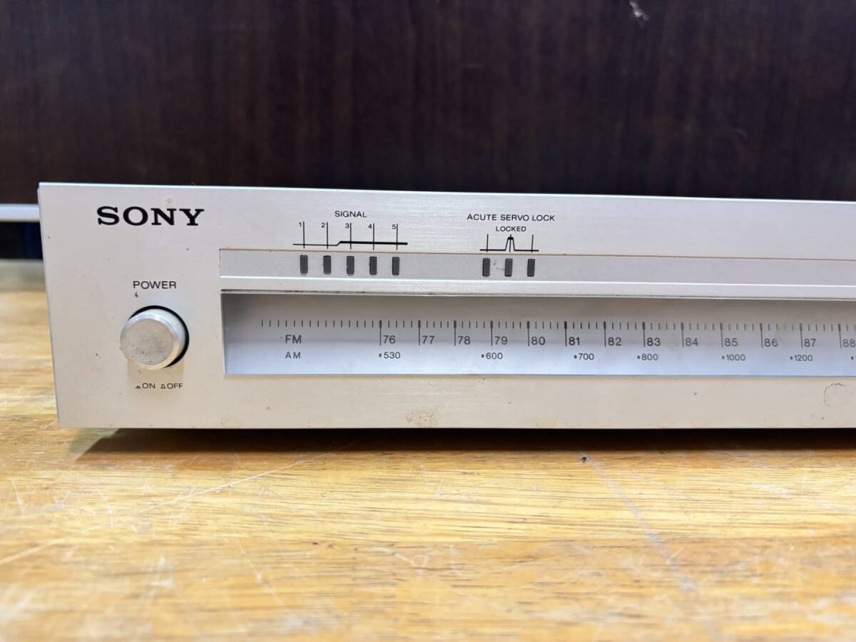 SONY Sony ST-A40 stereo FM/AM tuner electrification verification settled present condition goods 