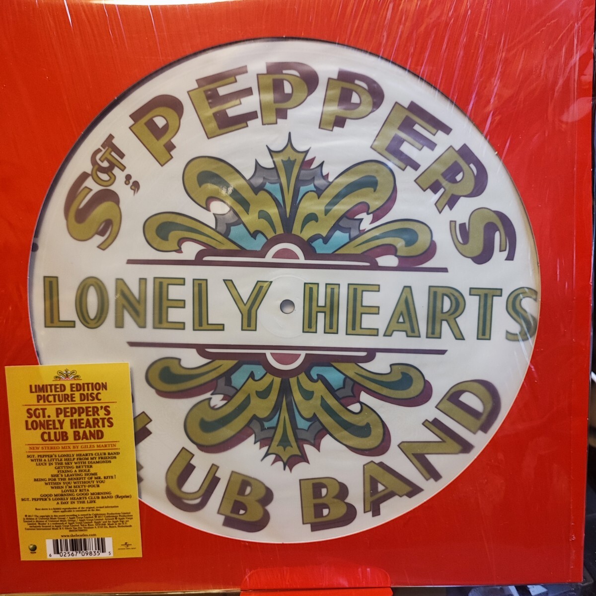 レアLP! EUORIG ジャイルマーティン版 Sgt PeppersLonely HeartsClub Band ピクチャーレコード! サージェント　The Beatles_画像1