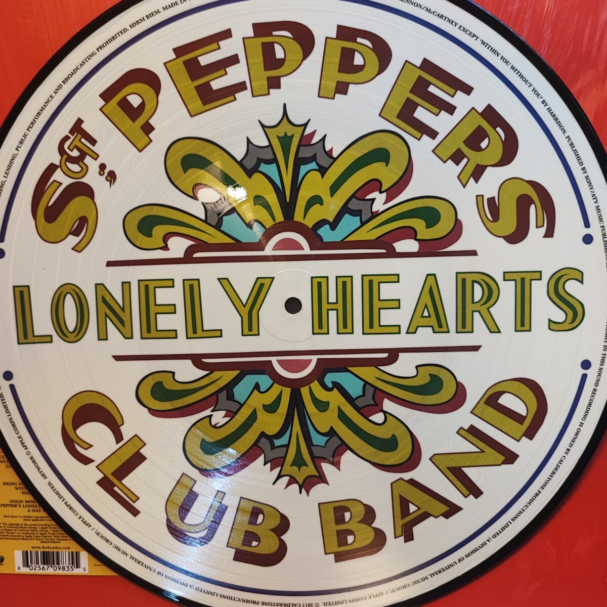 レアLP! EUORIG ジャイルマーティン版 Sgt PeppersLonely HeartsClub Band ピクチャーレコード! サージェント　The Beatles_画像2