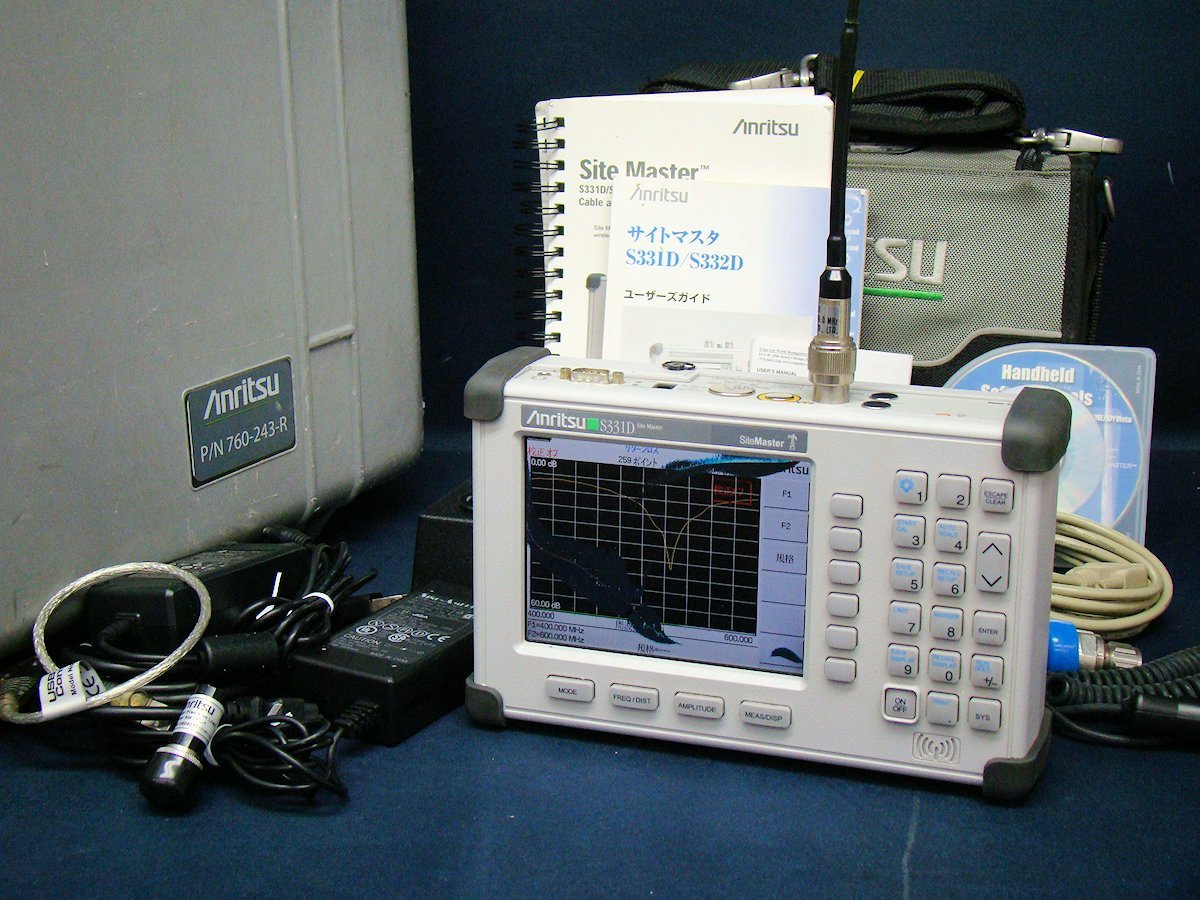 Anritsu サイトマスタ S331D ケーブルアンテナアナライザ 4GHz アンリツ 中古_画像1