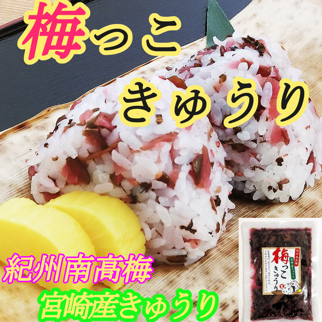 [ plum .. cucumber ] 130g×3 sack south height plum ka licca li plum Miyazaki prefecture production cucumber rice. ... rice ball onigiri. . material . Ochazuke . appetite increase . free shipping 