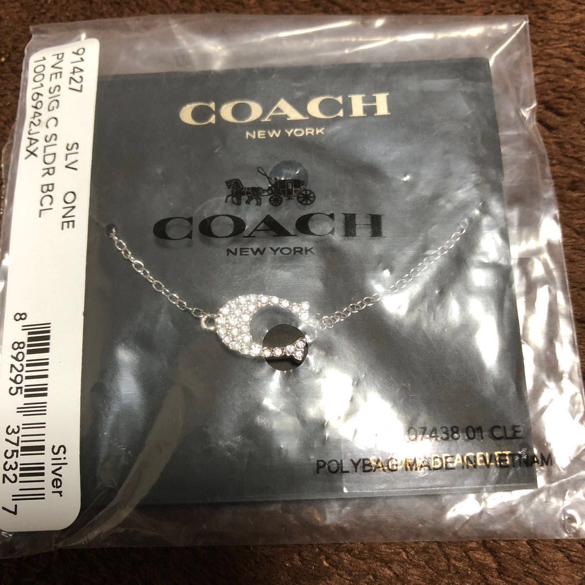 コーチ　アクセサリー COACH ブレスレット91427-SLV