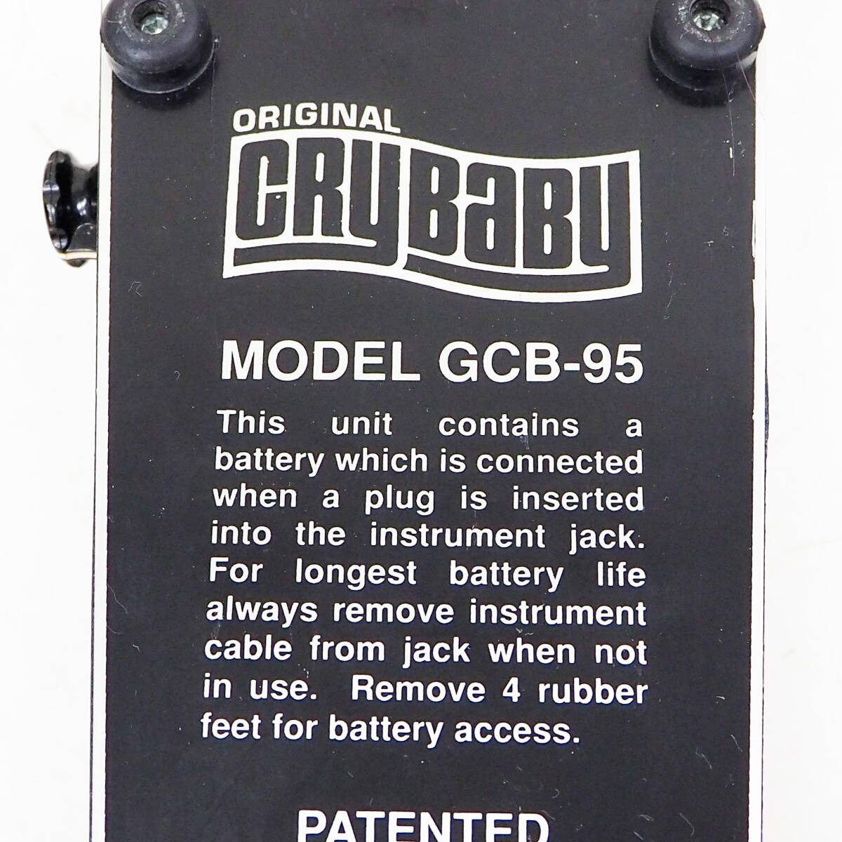 JIM DUNLOP ジムダンロップ CRYBABY クライベイビー GCB-95 マルチワウペダル ギター エフェクター K4548_画像6