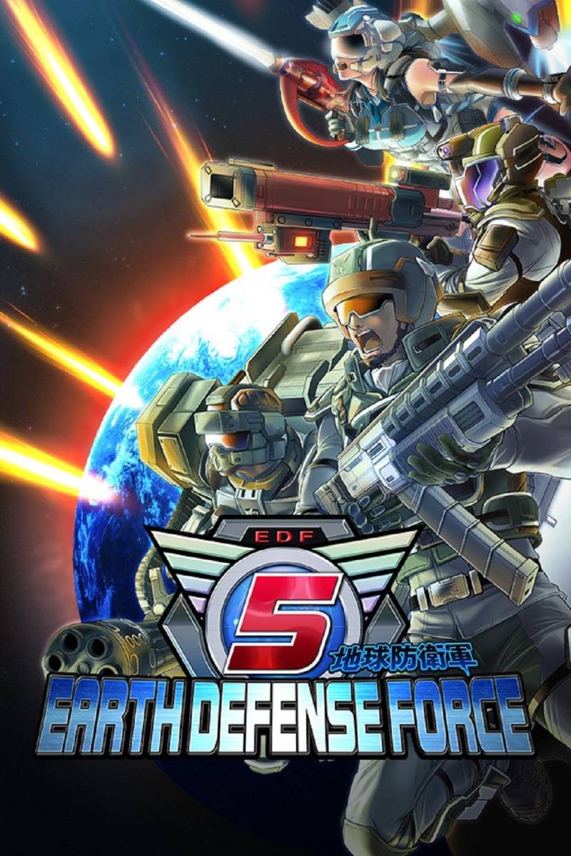 Earth Defense Force 5 The Earth Defense Army 5 PC Steam code Japanese possible 